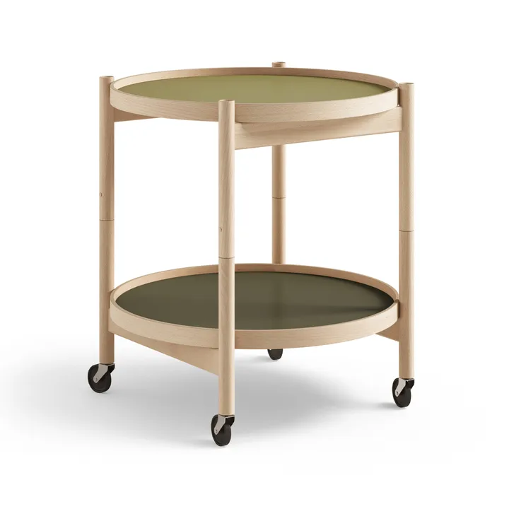 Bølling Tray Table model 50 - Leaf, oiled beech stand - Brdr. Krüger