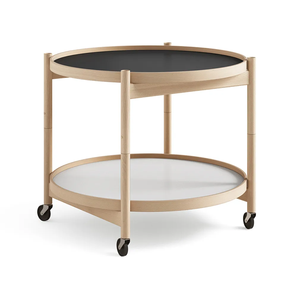 Bølling Tray Table model 60, Base, oiled beech stand Brdr. Krüger