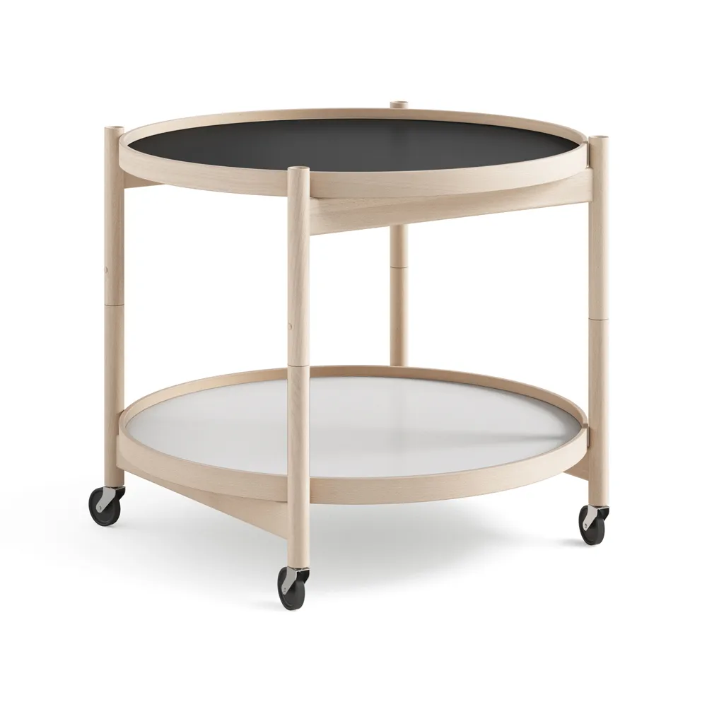 Bølling Tray Table model 60, Base, untreated beech stand Brdr. Krüger