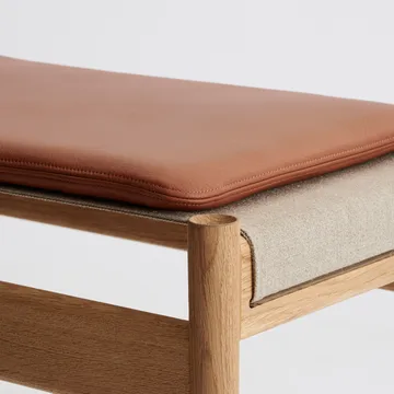 HB cushion 35x60 cm - Spectrum leather Brandy - Brdr. Krüger