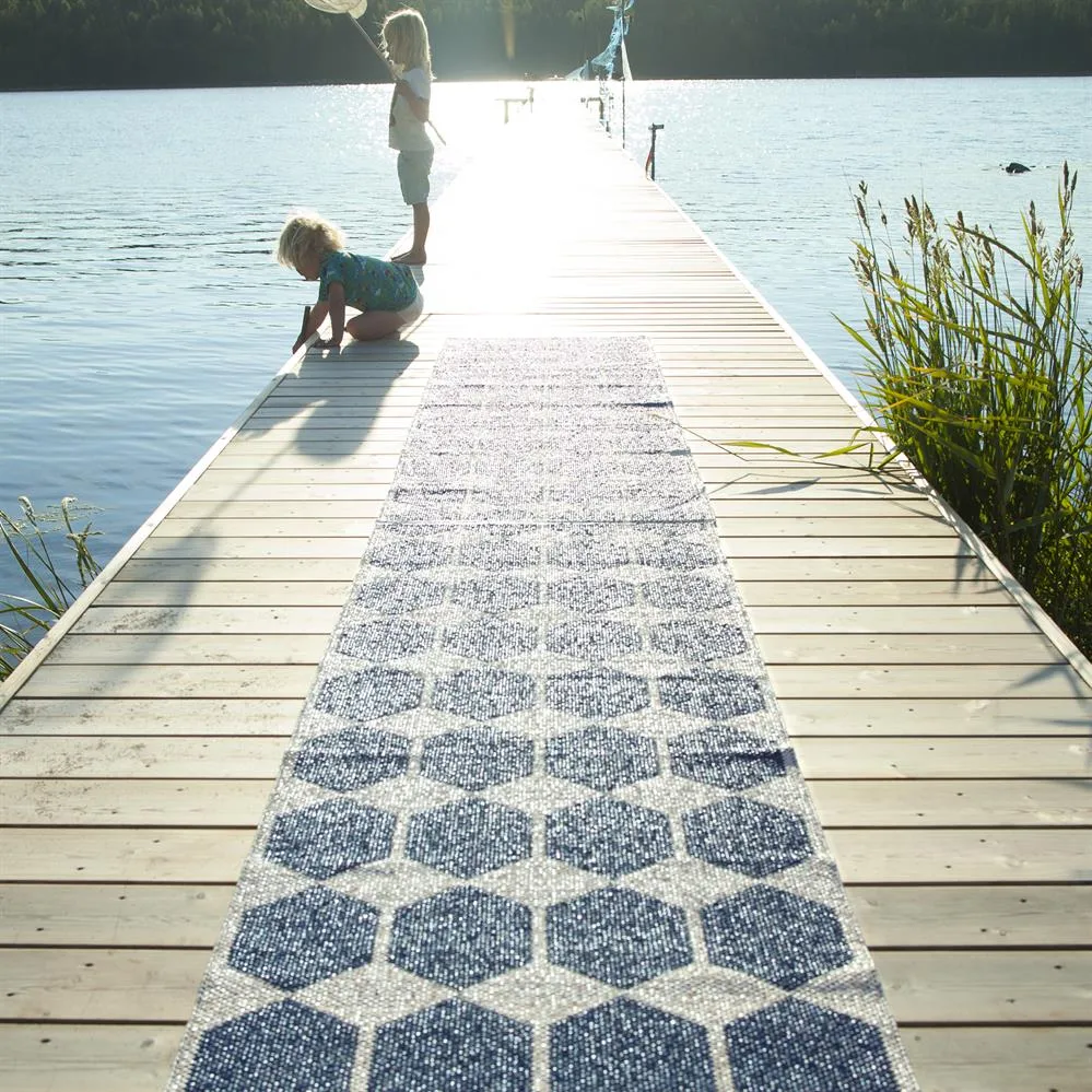 Anna rug midnight blue, 70x200 cm Brita Sweden