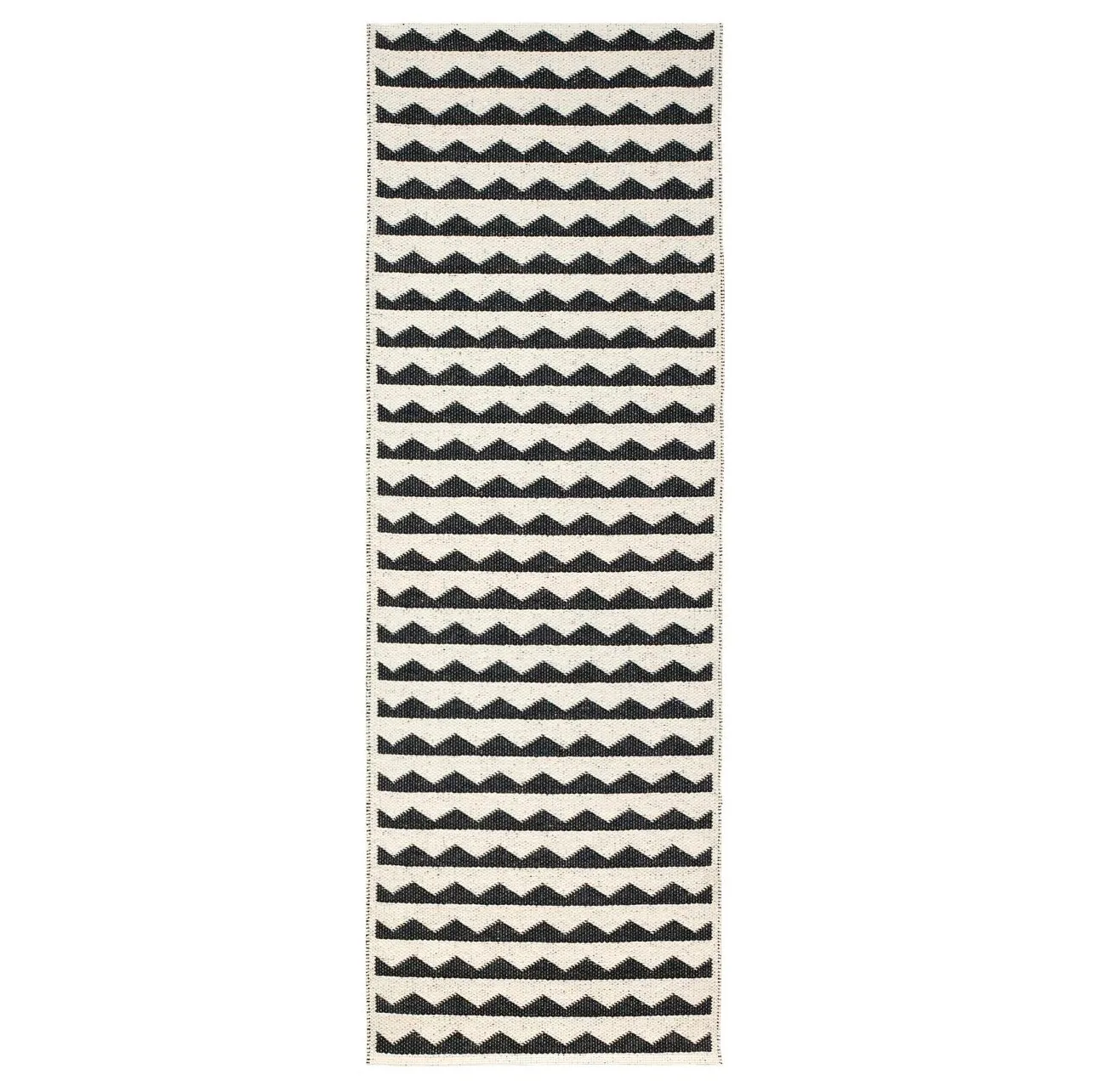 Gittan rug black, 70x250 cm Brita Sweden