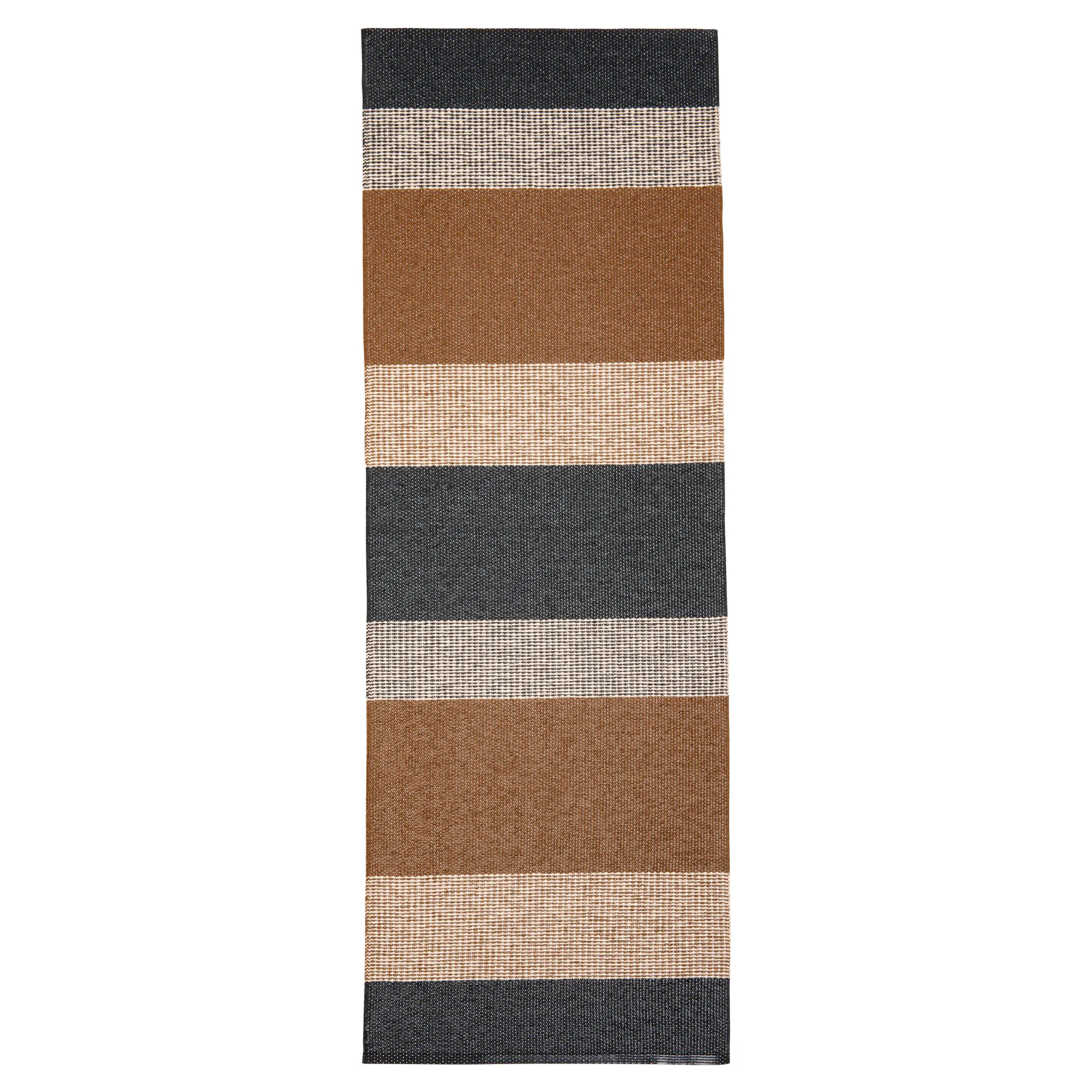 Seasons rug cacao (brown-black), 70x250 cm Brita Sweden