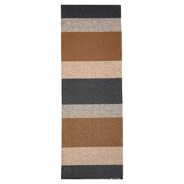 Seasons rug cacao (brown-black) - 70x250 cm - Brita Sweden