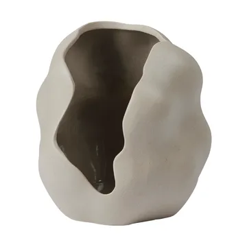 Hekla Hurricane candle lantern - Dove grey, Ø16 cm - Broste Copenhagen