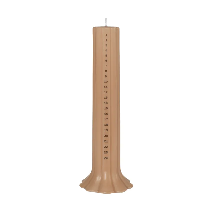 Heli calendar candle - Walnut - Broste Copenhagen