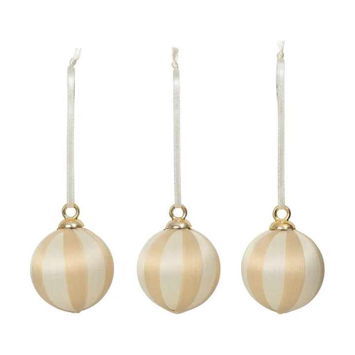 Joy christmas bauble - Off White-Beige - Broste Copenhagen