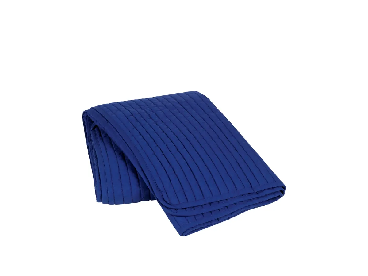 Sena throw cotton 130x180 cm, Blue Broste Copenhagen