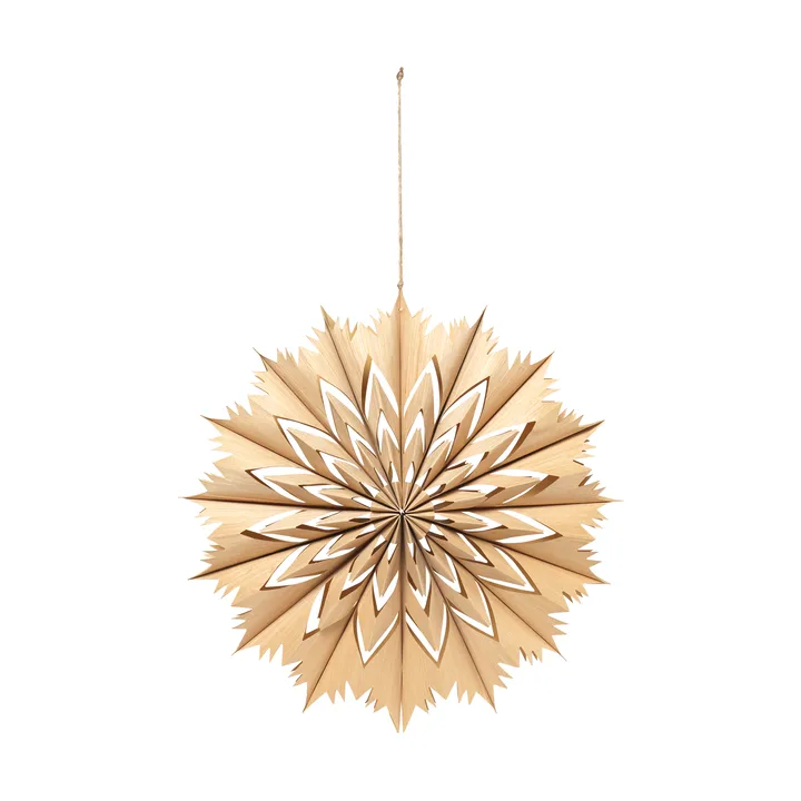 Venja decoration star M Ø40 cm - Natural - Broste Copenhagen