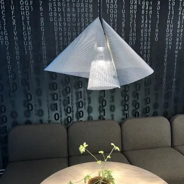 Diffuse pendant lamp - Gold, Ø30x20cm - Bsweden