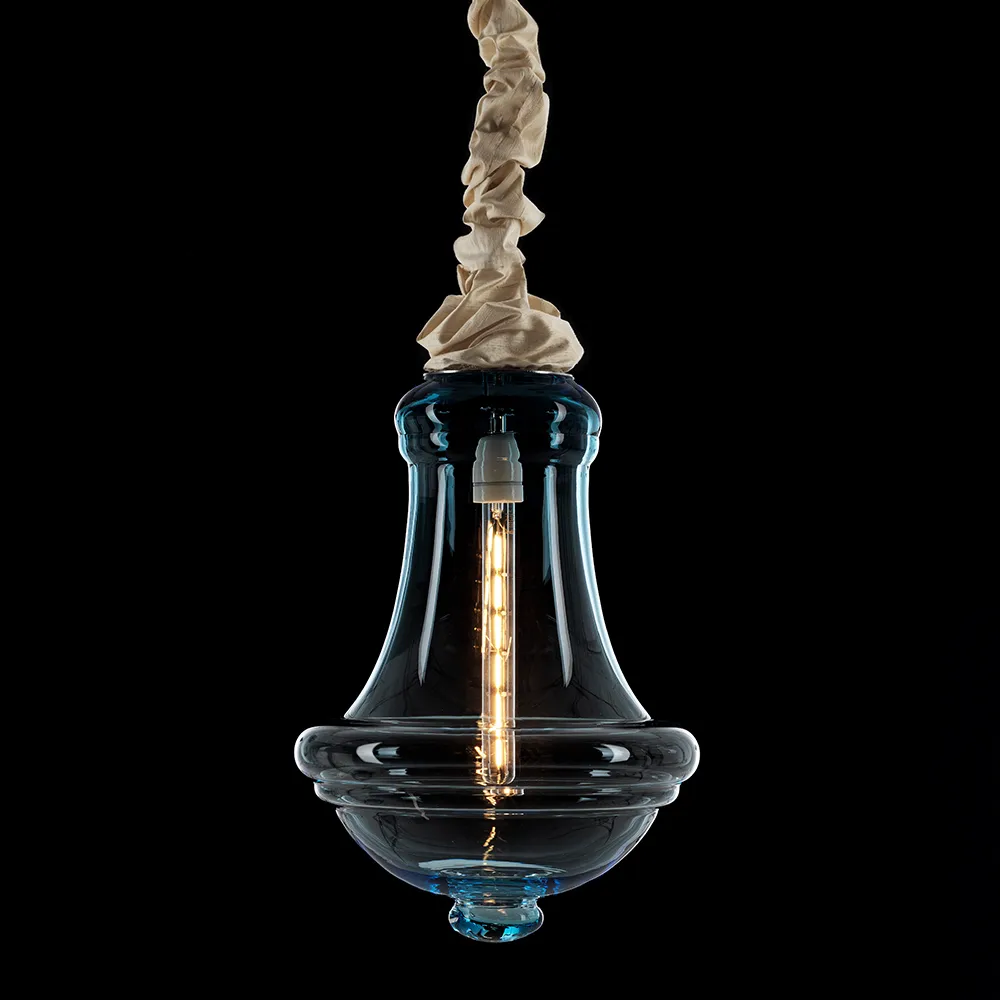 Valborg pendant lamp, Grey-blue, led Bsweden