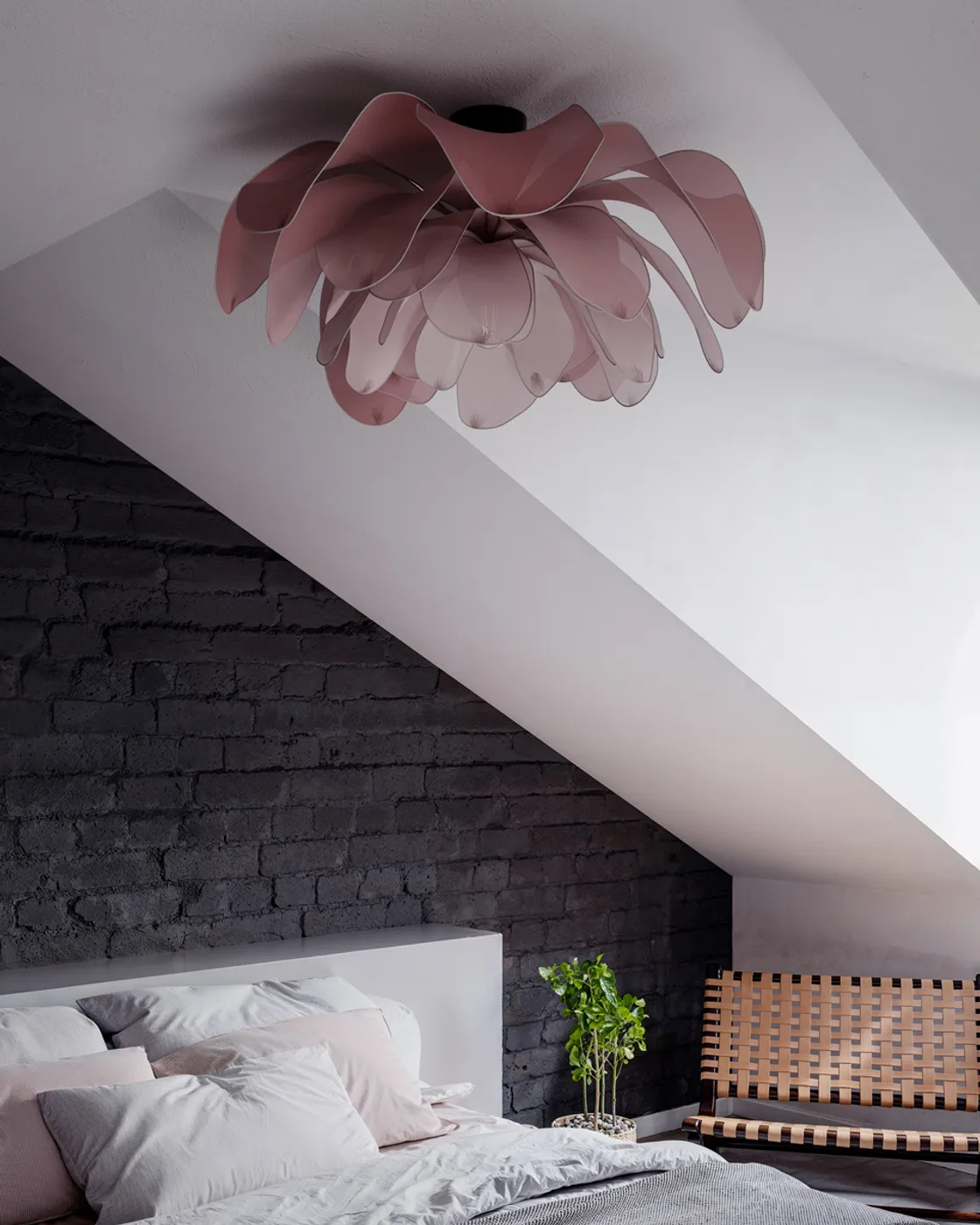 Lou Lou ceiling Ø80 cm, Pink By Rydéns
