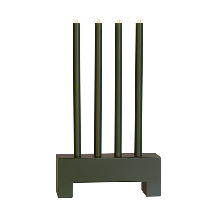 Twinkle advent candle holder - Dark green - By Rydéns