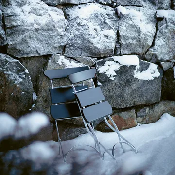 Classic No.2 chair - Green, green stand - Byarums bruk