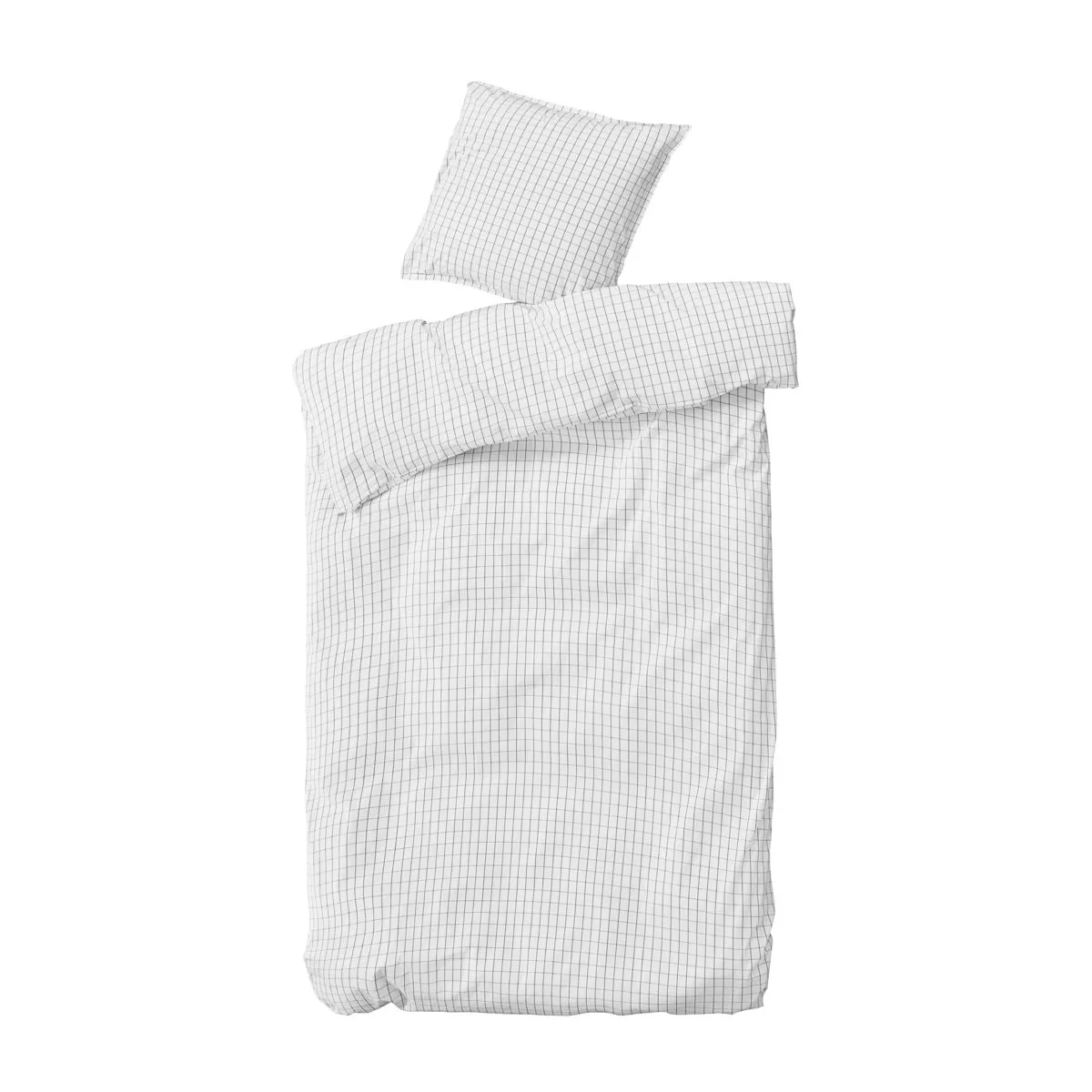 Bedding Erika 210x150 cm, Snow w. coal byNORD