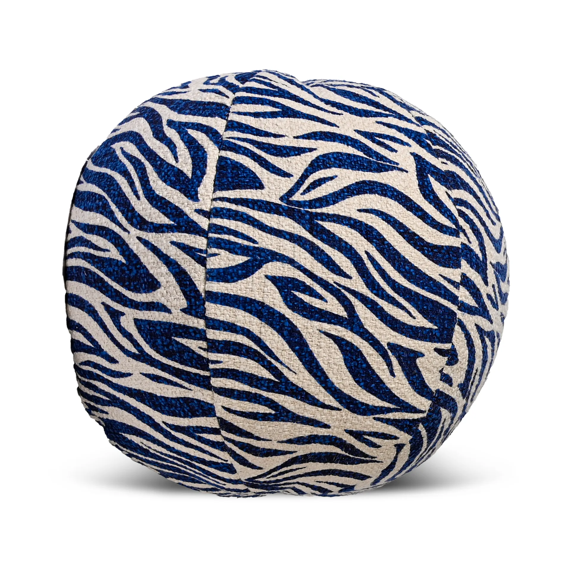 Anima cushion Ø35 cm, Zebra-blue Byon