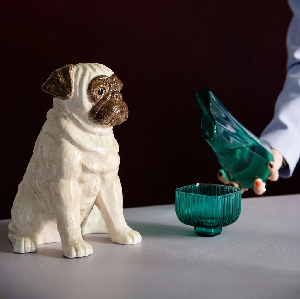 Big Pug decoration 31 cm, beige Byon