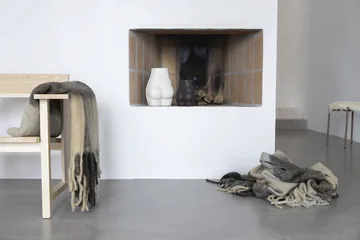 Check throw - Mixed beige - Byon