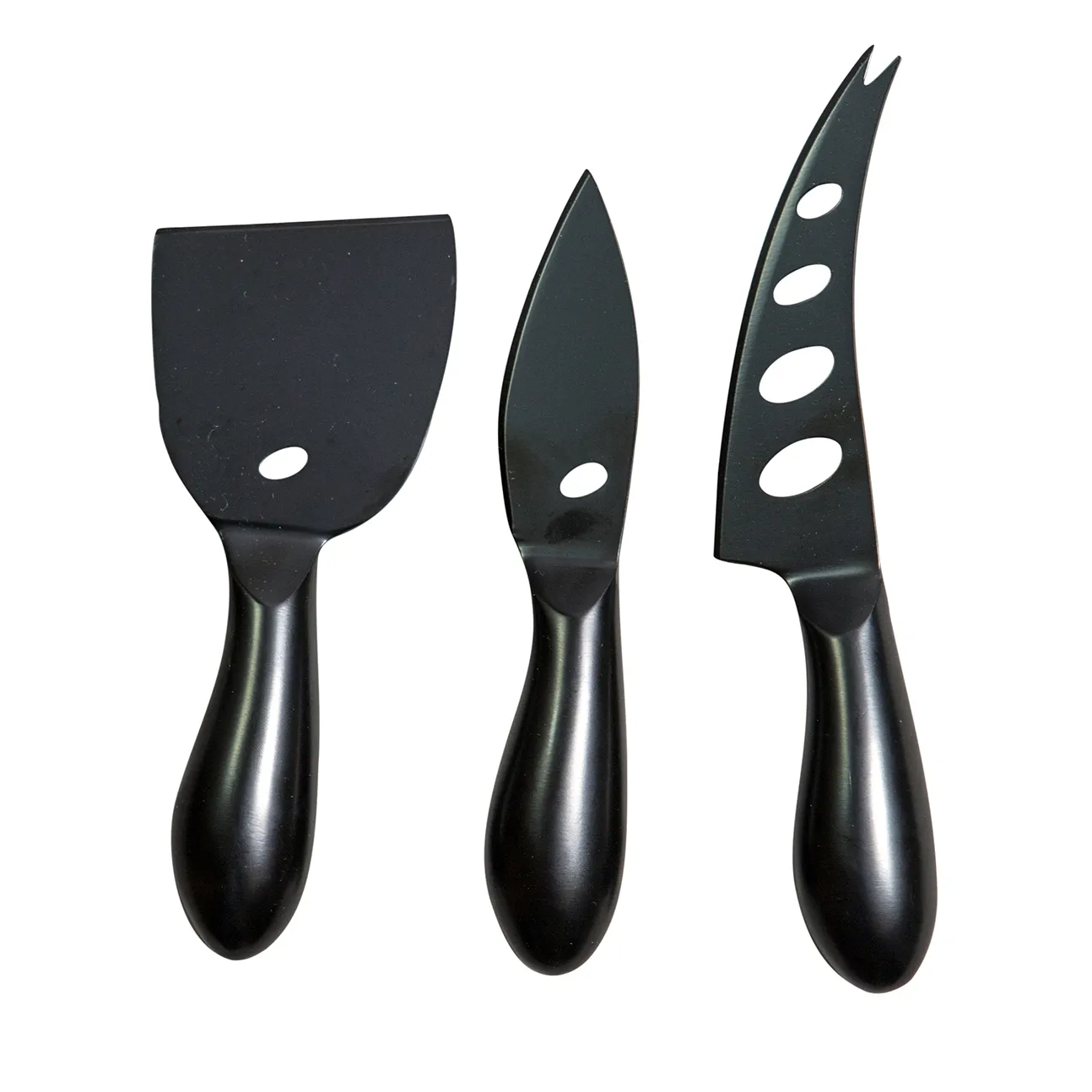 Formaggio cheese set 3 pieces, black Byon