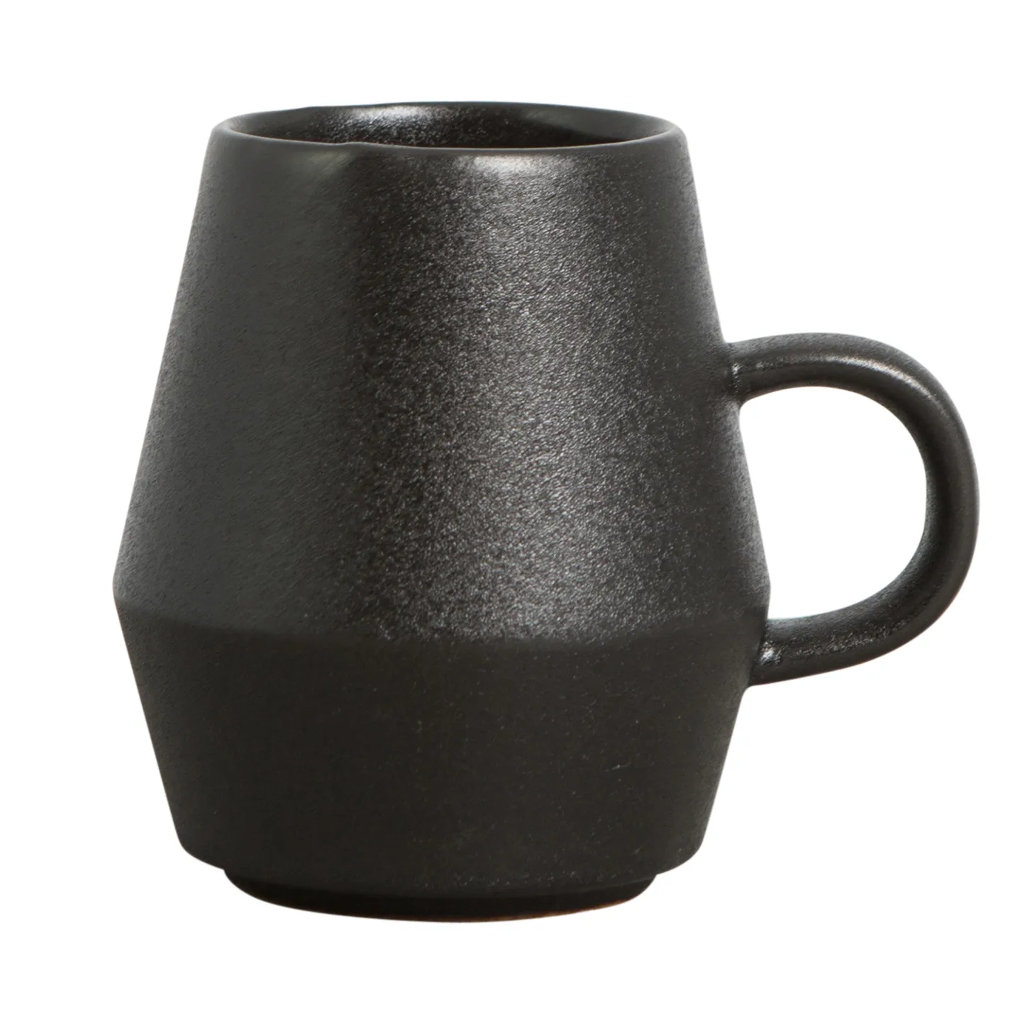Raw Black mug with handle, Black Byon