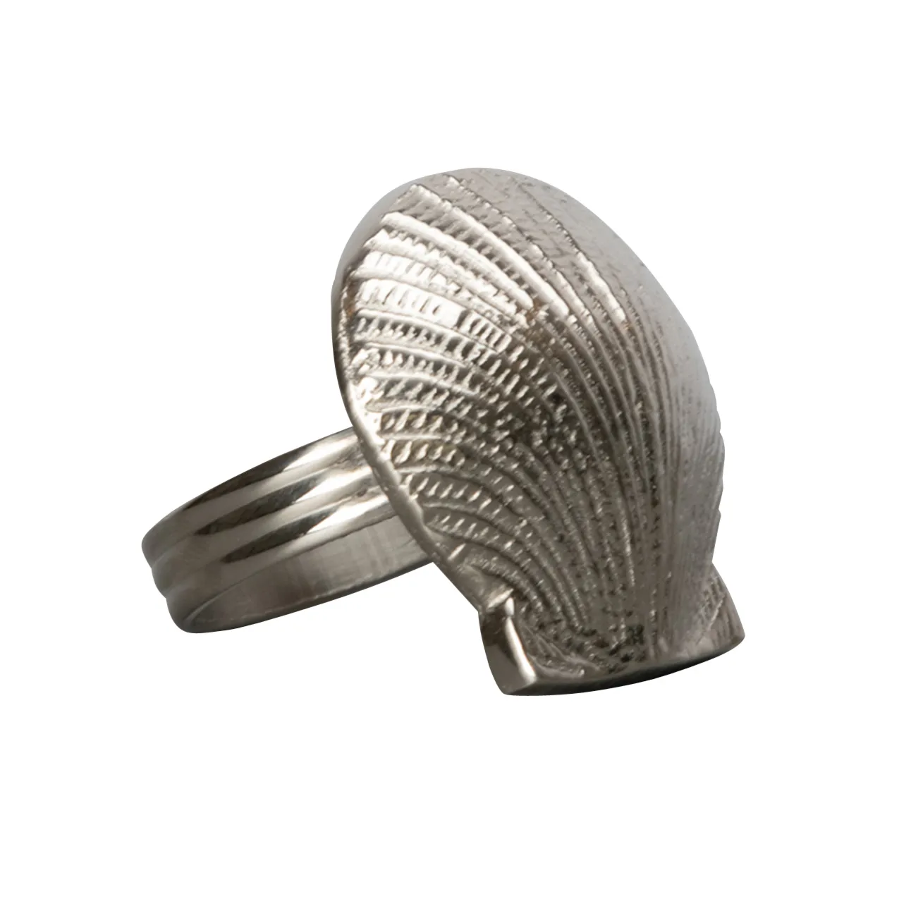 Shell napkin ring, Silver Byon