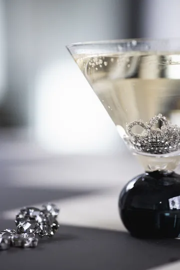 Spice drinking glass - Black-clear - Byon