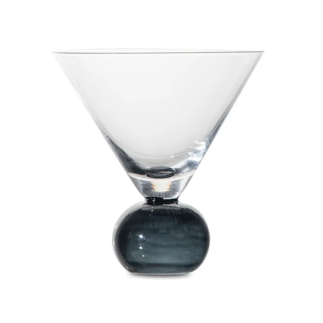 Spice drinking glass, Black-clear Byon