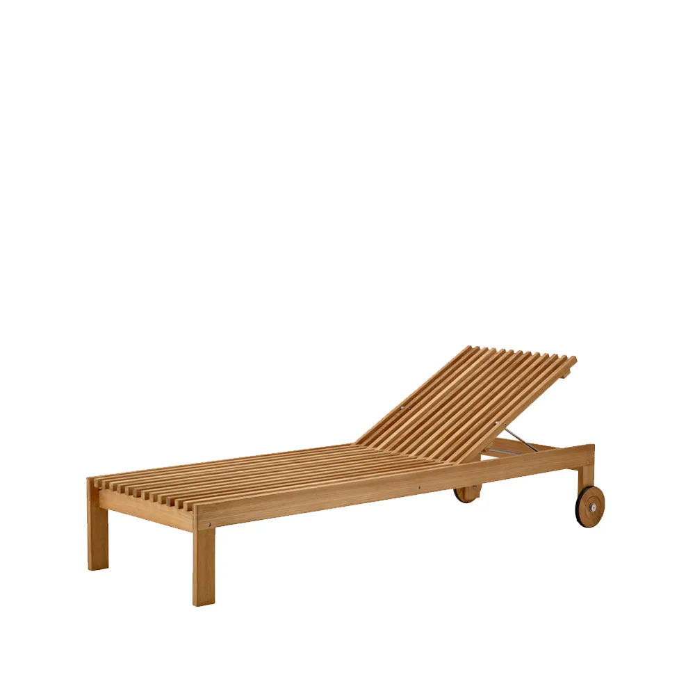 Amaze sun lounger, Teak Cane-line