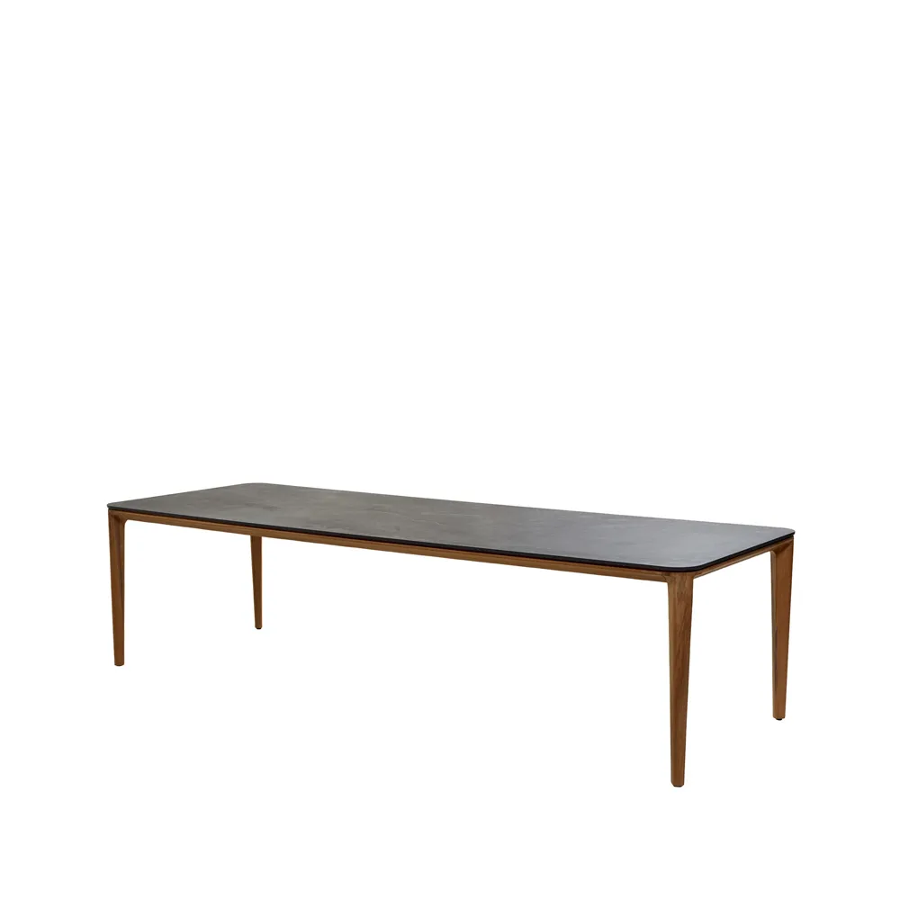 Aspect dining table, Fossil black-teak 280 cm Cane-line