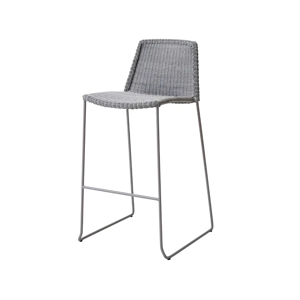 Breeze barstool, Light grey Cane-line