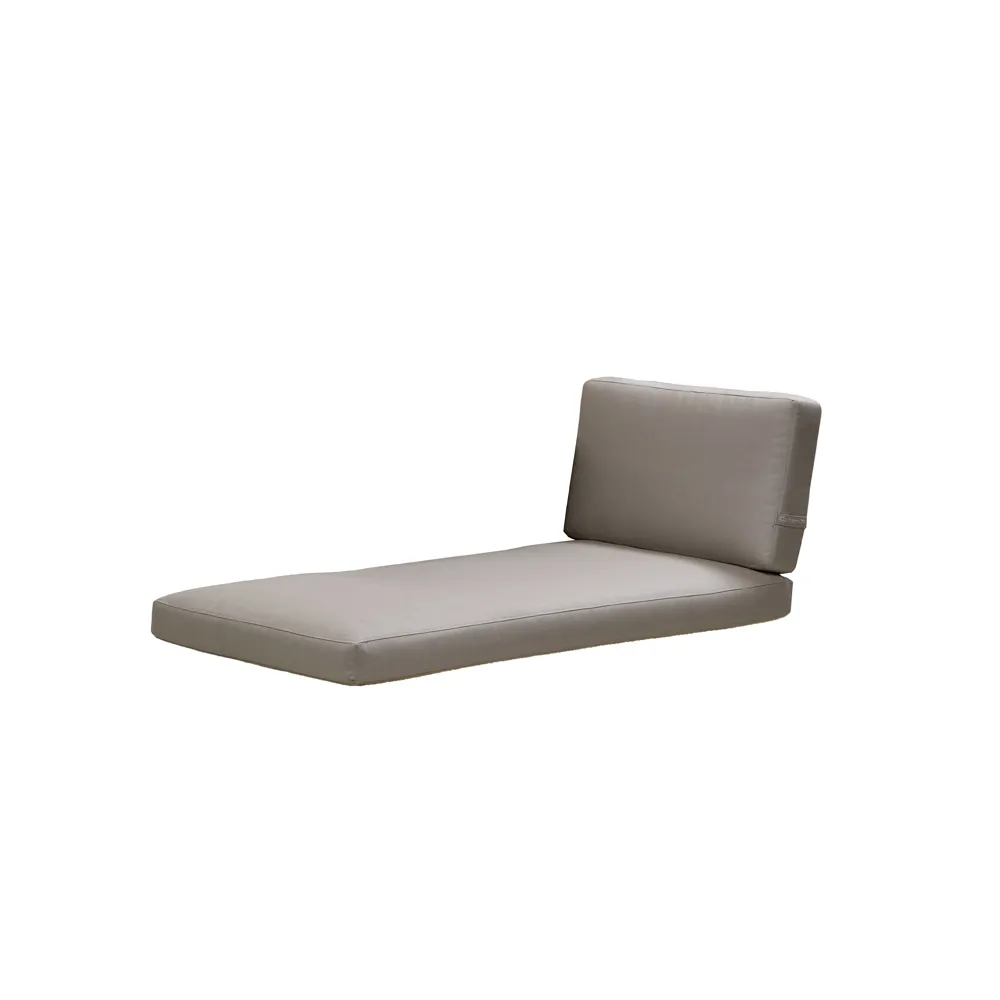 Connect cushion set chaise lounge module, Cane-Line Natté taupe Cane-line