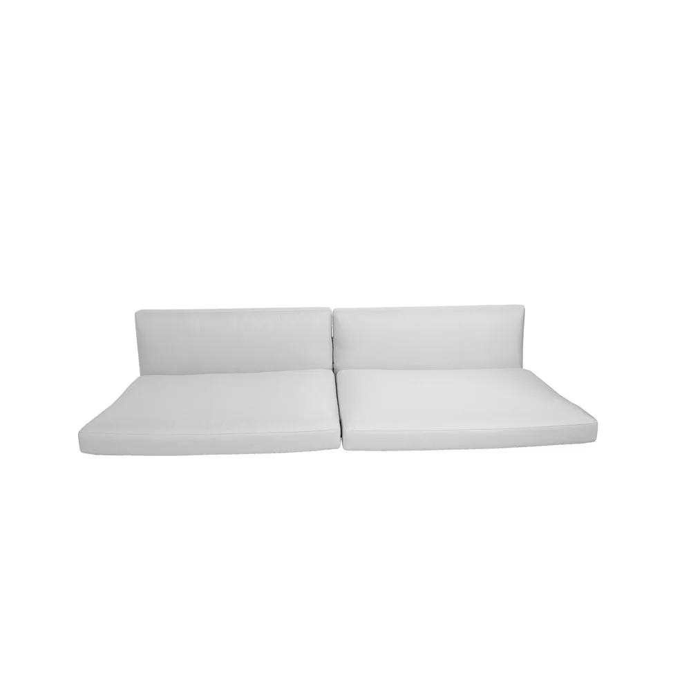 Connect cushion set sofa 3-seater, Cane-line Natté white Cane-line