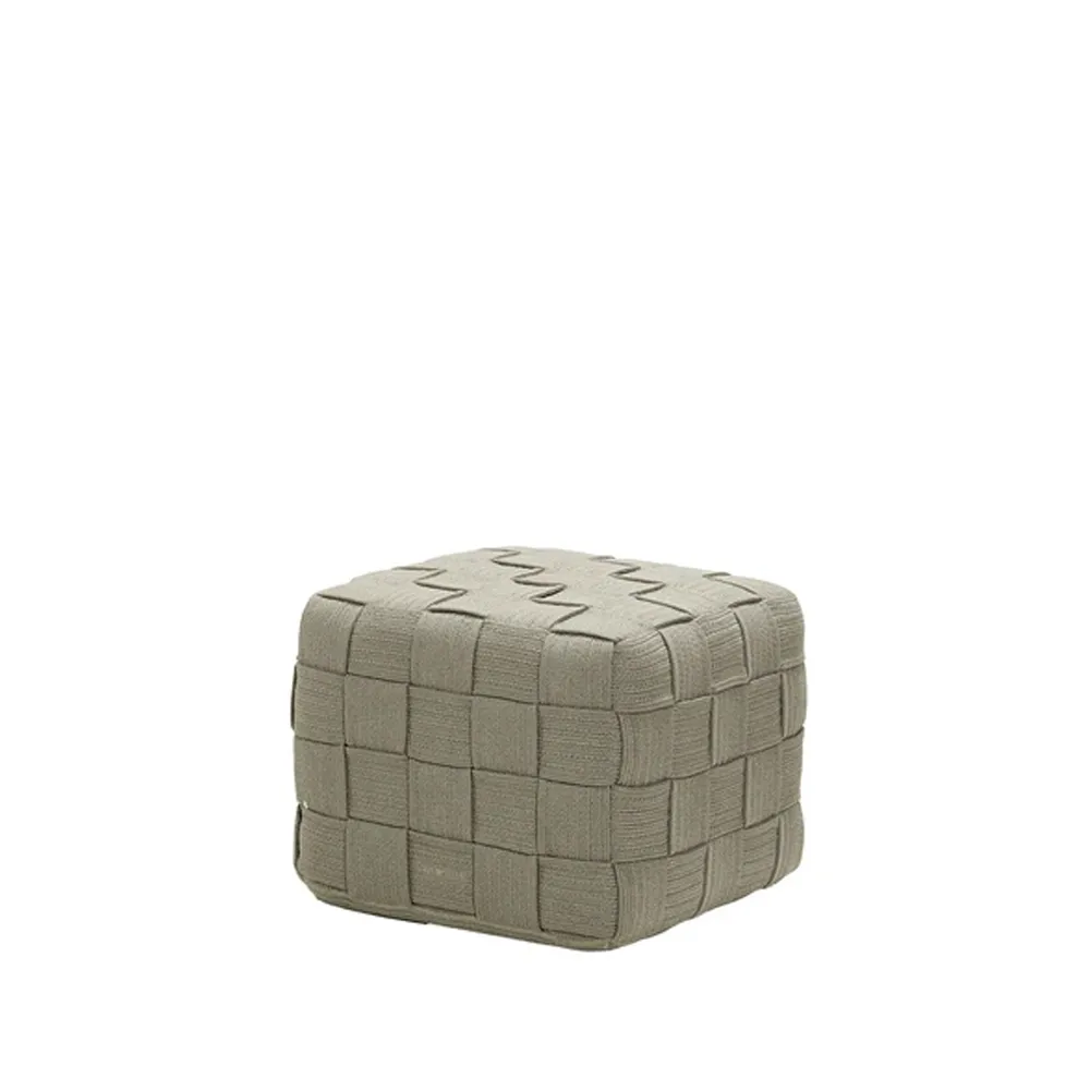 Cube stool, Taupe Cane-line