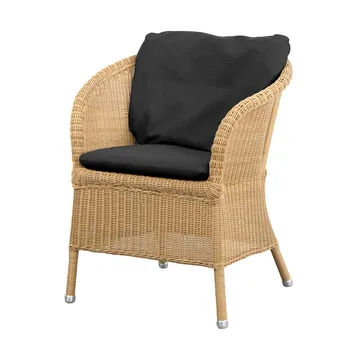 Derby/Lansing back cushion for chair/sofa - Cane-line Natté black - Cane-line