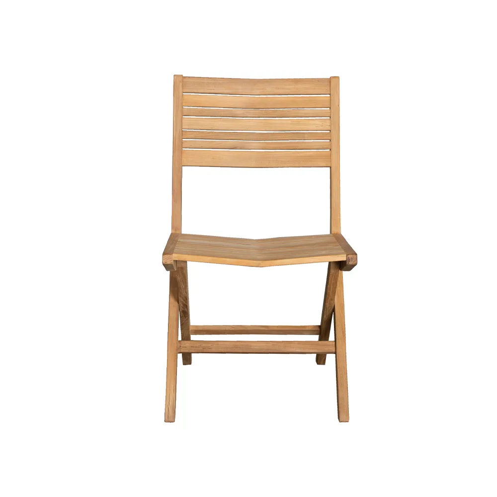 Flip folding chair, Teak Cane-line