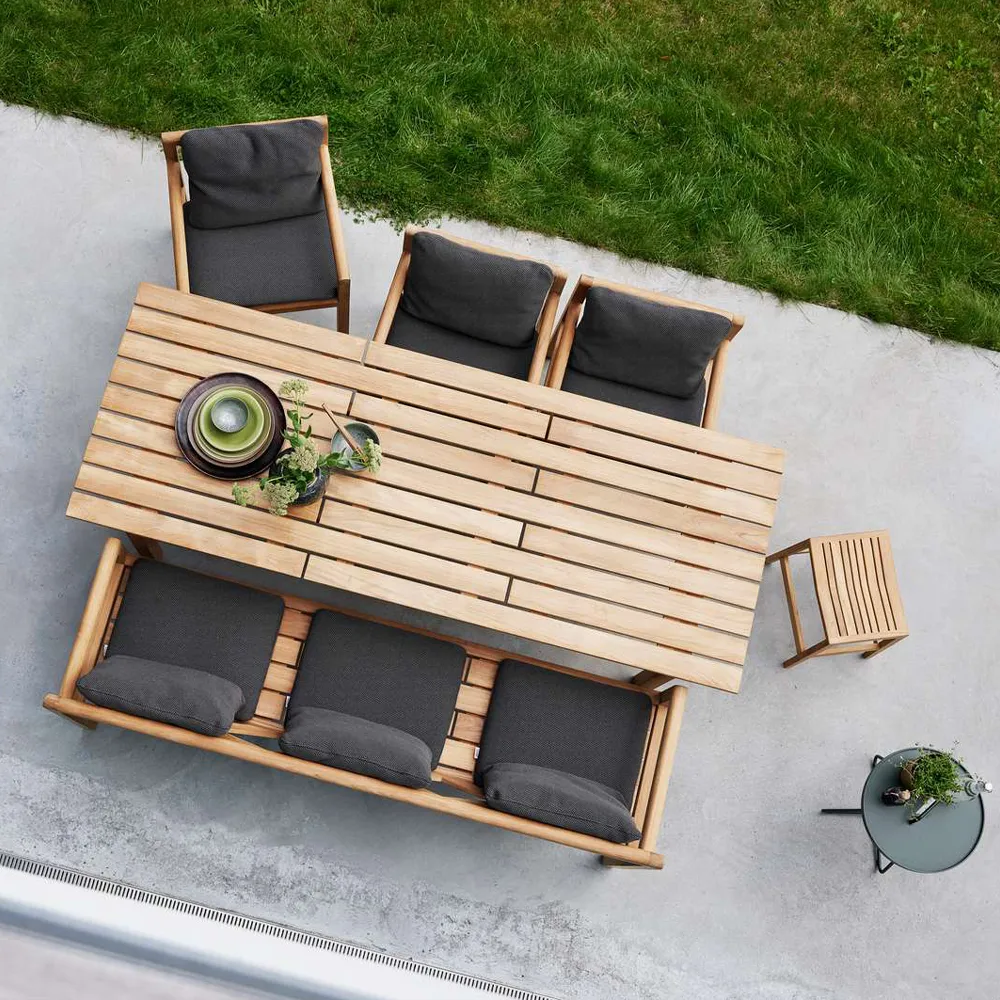 Grace 2-seater bench, Teak Cane-line