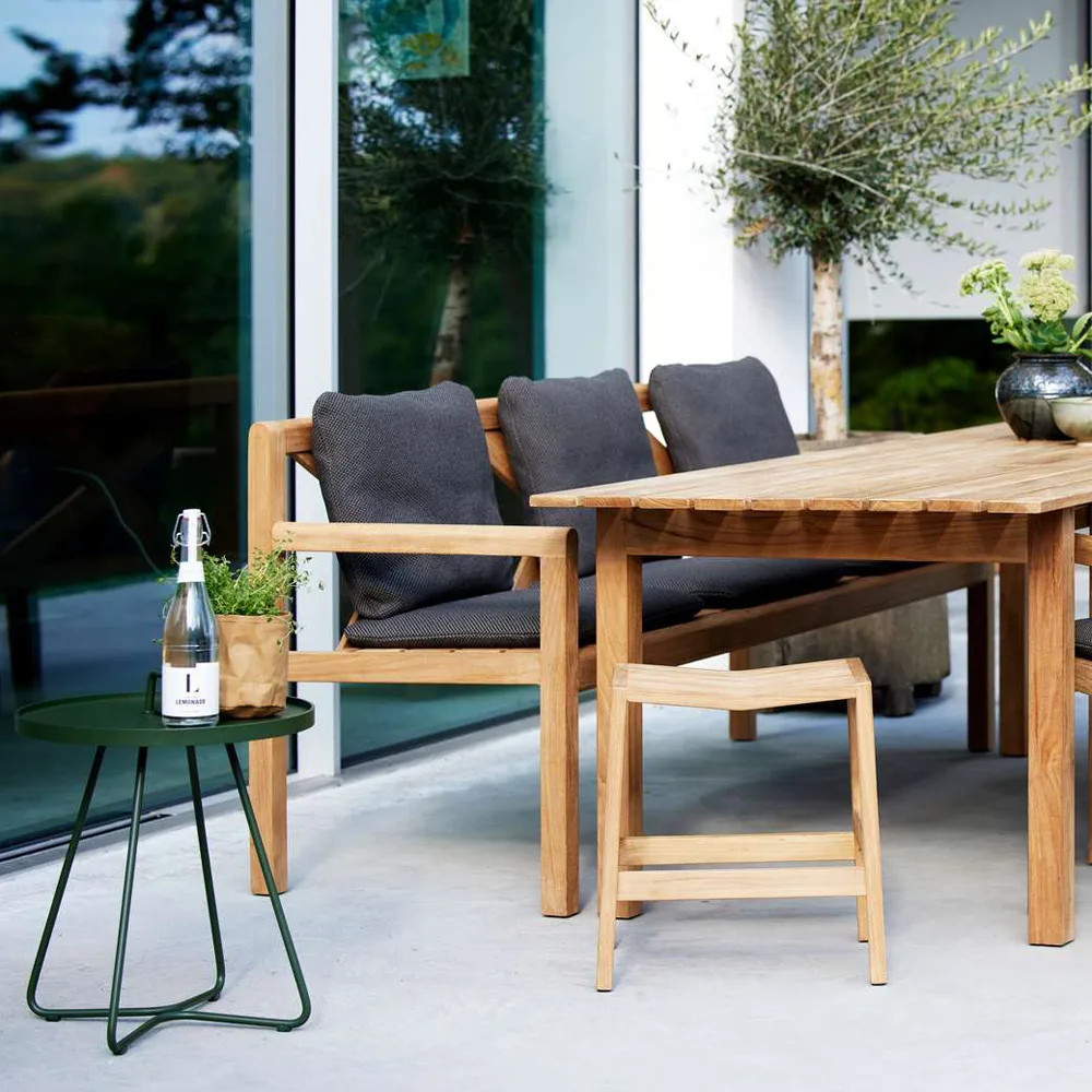 Grace 2-seater bench, Teak Cane-line