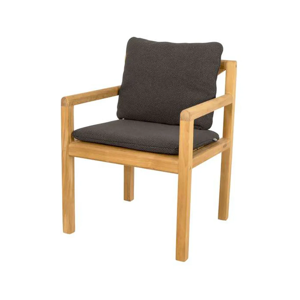 Grace chair, Cane-Line focus dark grey, teak Cane-line