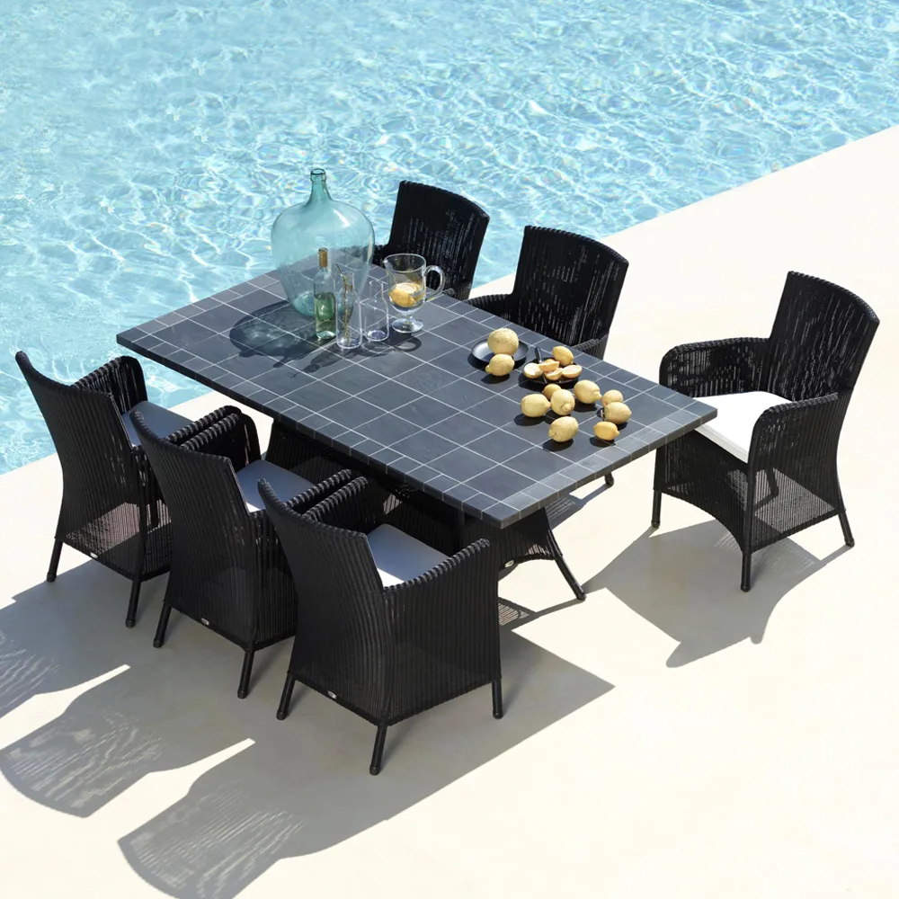 Hampstead armchair weave, Black Cane-line
