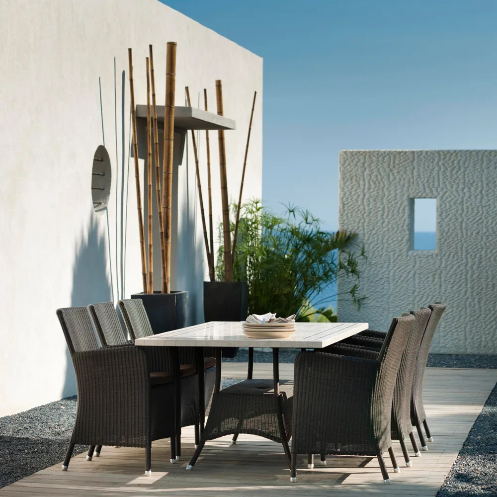 Hampstead armchair weave, Black Cane-line