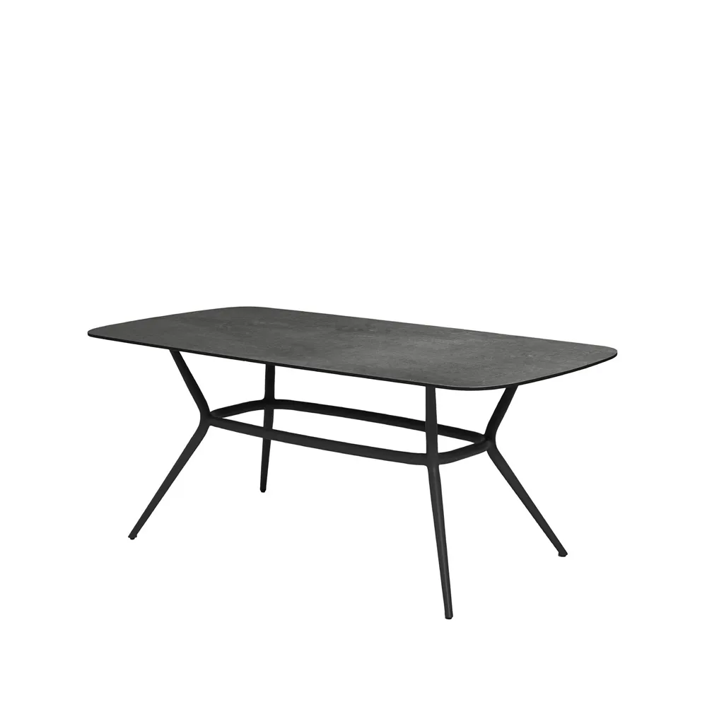 Joy dining table oval, Dark grey-lava grey Cane-line