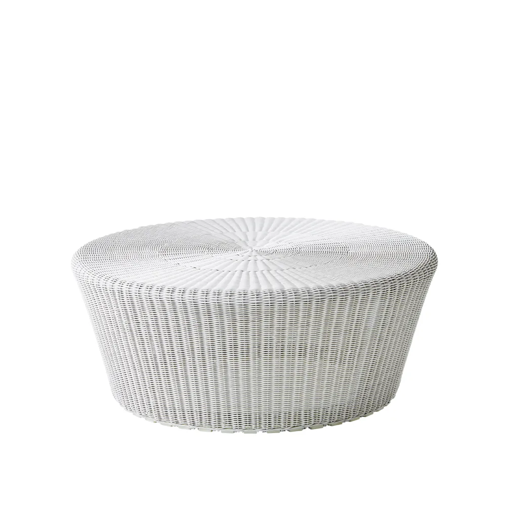Kingston footstool, White grey Cane-line
