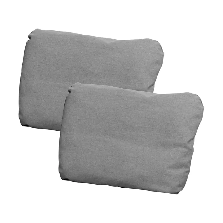 Lansing back cushion for sofa 2-pack - Cane-line Natté grey - Cane-line