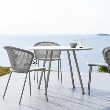 Lean chair - Black, Cane-Line weave - Cane-line