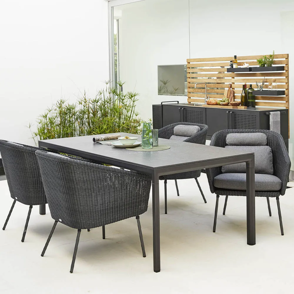 Mega chair, Graphic, incl. grey cushions Cane-line