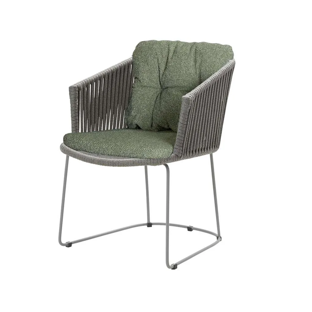 Moments chair, Cane-Line Natté dark green-Cane-Line soft rope Cane-line