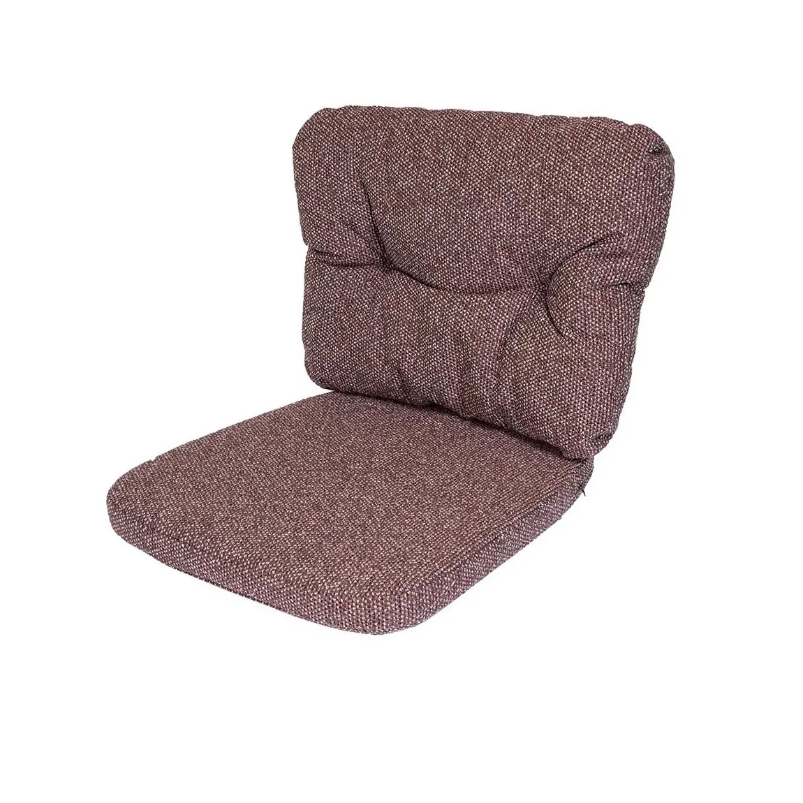 Ocean/Basket/Moments cushion set chair, Wove dark bordeaux Cane-line