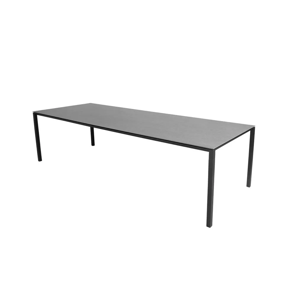 Pure dining table, Basalt grey-lava grey 280x100 cm Cane-line