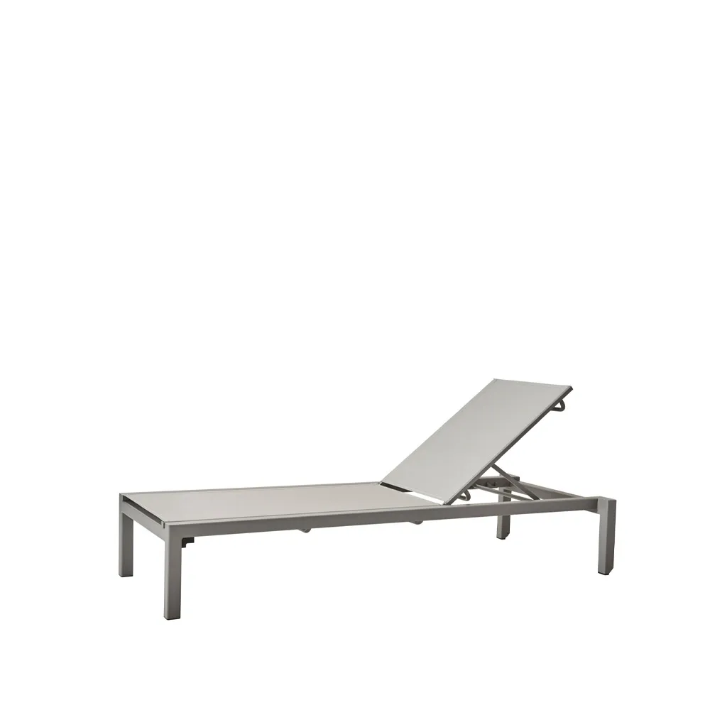 Relax sun lounger, Light grey Cane-line