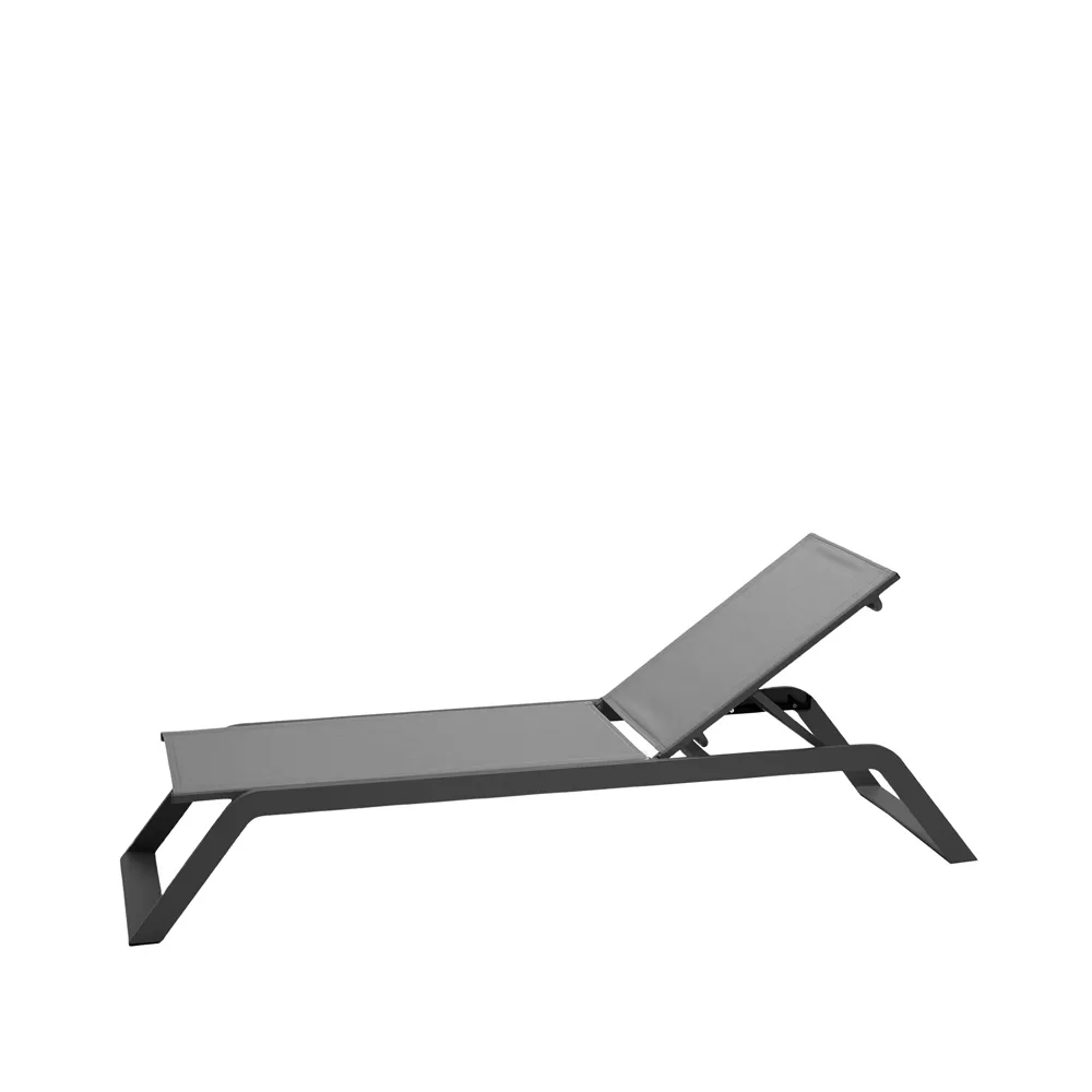 Siesta sunbed, Grey Cane-line
